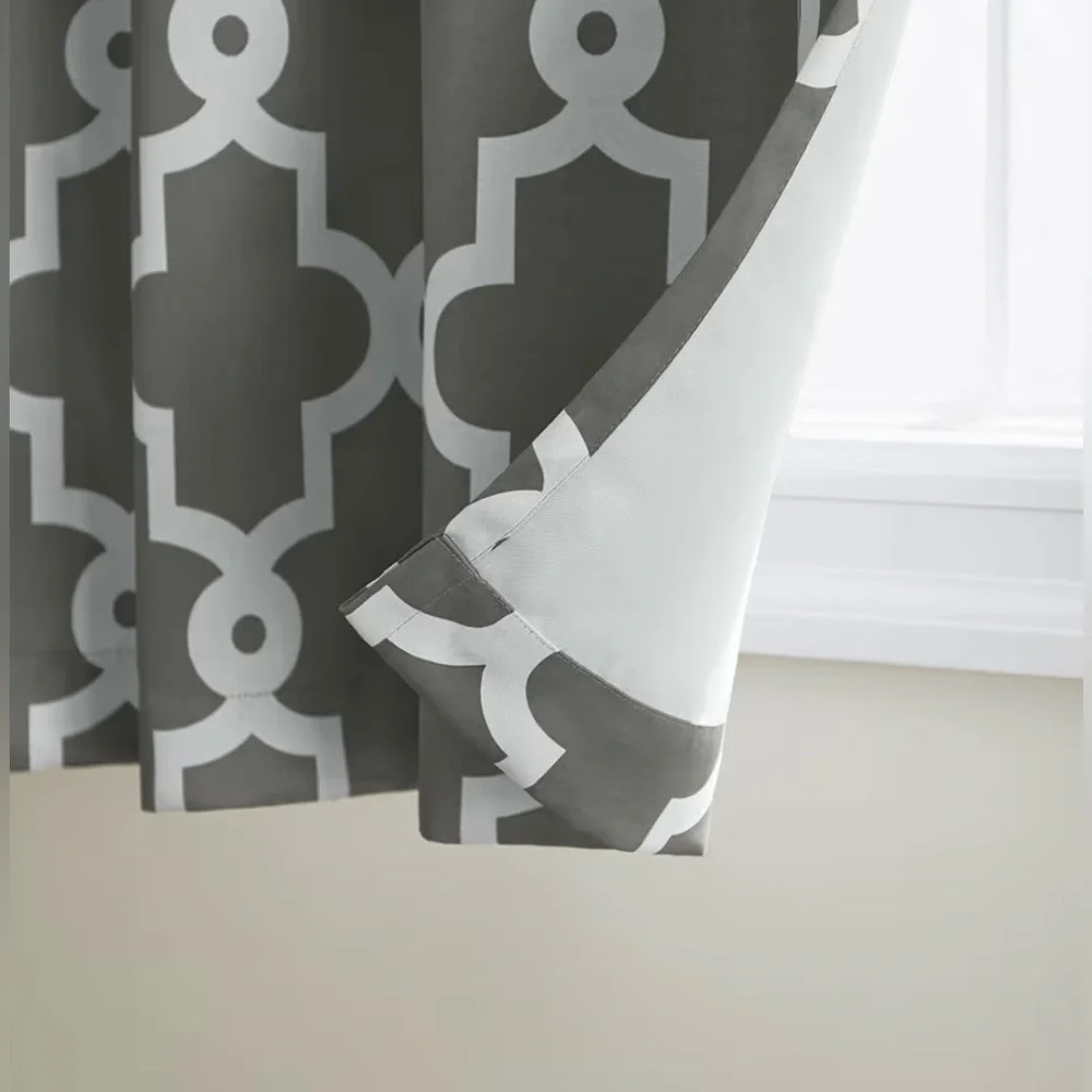 Exclusive Home Sateen Woven Room Darkening Blackout Grommet Top Curtain Panel Pr - Picture 3 of 12